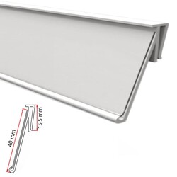 Marketix - Sac Önü Raf Etiketlik / Beyaz / h:40 mm