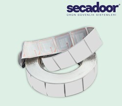 Secadoor - Kağıt Alarm Etiketi Barkodsuz / 40x40 mm / 1000'li Rulo