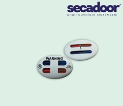 Secadoor - Alarm Çivisi / Mürekkepli / Tırtıklı / 16 mm / 100'lü Kutu