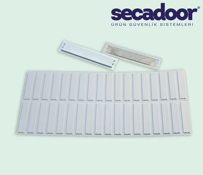 Plastik Alarm Etiketi Barkodsuz /10x50 mm / 5000'li Kutu