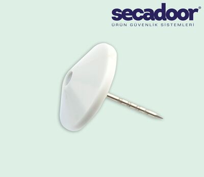 Alarm Çivisi / Plastik Başlı / Tırtıklı / 16 mm / 1000'li Kutu