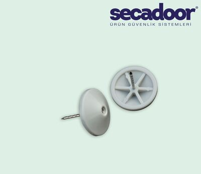 Alarm Çivisi / Plastik Başlı / Tırtıklı / 16 mm / 1000'li Kutu