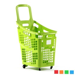 Marketix - Shop&Roll Tekerlekli Alışveriş Sepeti 65 Litre
