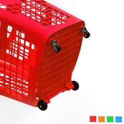 Shop&Roll Tekerlekli Alışveriş Sepeti 65 Litre - 5