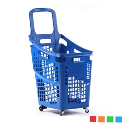 Shop&Roll Tekerlekli Alışveriş Sepeti 65 Litre - 9