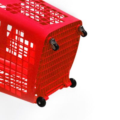 Shop&Roll Tekerlekli Sepet 65 Litre Kırmızı