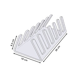 Marketix - Tabak Tutucu Pleksi Stant / 6 Tabak