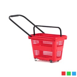 Tekerlekli Alışveriş Sepeti 32 Litre - 4