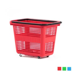 Tekerlekli Alışveriş Sepeti 54 Litre - 4