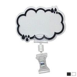 Yazı Kartı / Bulut / PVC - 3