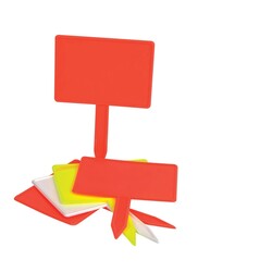 Yazı Kartı / Saplamalı / Plastik - 2