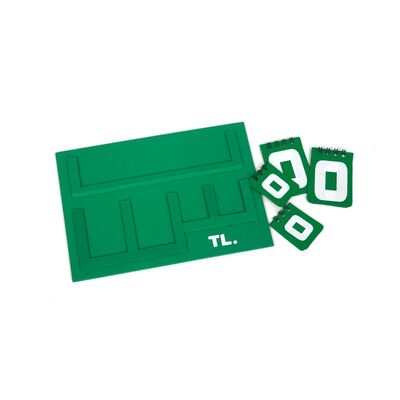 Yazılı Manav Etiketi Maxi Çift Taraflı 15x21 cm Yeşil